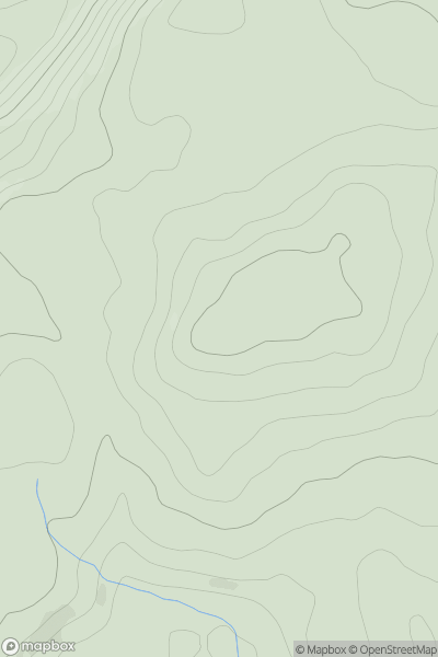 Thumbnail image for Great Hill [The Glenkens to Annandale] showing contour plot for surrounding peak